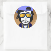 SCHWAGG RUNDER AUFKLEBER (Tasche)