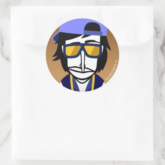 SCHWAGG RUNDER AUFKLEBER (Tasche)