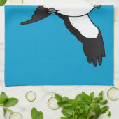 Schwalbe-angebundener Drachen im Flug Handtuch (Gefaltet)