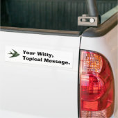 Schwalbe (Briefbeschwerer-Art) Autoaufkleber (Auf Lkw)