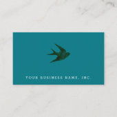 Schwalbe (Briefbeschwerer-Art) Visitenkarte (Vorderseite)