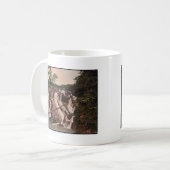 Schwalbe fällt, feenhafte Schlucht, Bettws-y-Coed Kaffeetasse (Vorderseite Links)