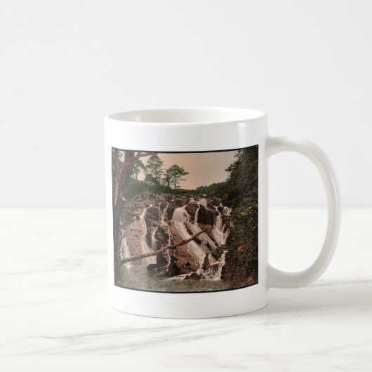 Schwalbe fällt, feenhafte Schlucht, Bettws-y-Coed Kaffeetasse (Rechts)