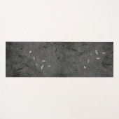 Schwalbe Flying Industrial Grunge Birds Yogamatte (Vorderseite (Horizontal))