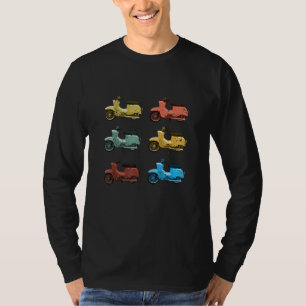 Schwalbe Simson Retro Vintag Nostalgia Moped Simm T-Shirt