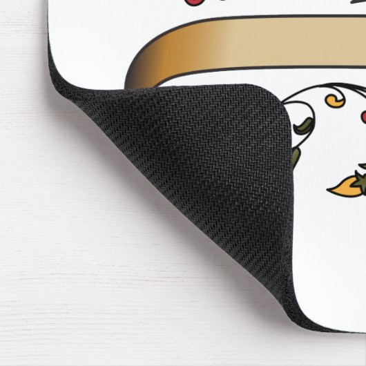 Schwalbe und Rolle mit EEG Mousepad (Ecke)