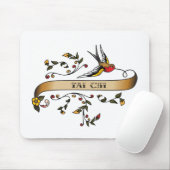 Schwalbe und Rolle mit Tai-Chi Mousepad (Mit Mouse)
