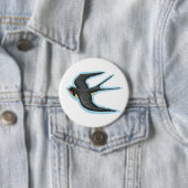 Schwalbe Vogel fliegt Button (Beispiel)