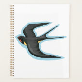 Schwalbe Vogel fliegt Planer (Vorderseite)