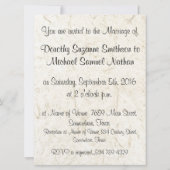 Schwalbe Vögel Wildtiere Hochzeit Einladung (Rückseite)