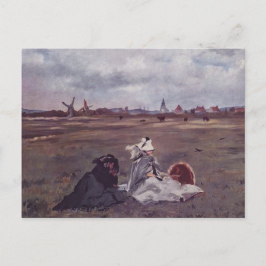 Schwalben - Edouard Manet Postkarte (Vorderseite)