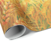 Schwalben fliegen über blauem Himmel Geschenkpapier (Rolleneckpunkt)