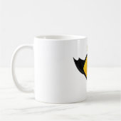 Schwalben-Mädchensuperhero-Logo-Kaffee-Tasse Kaffeetasse (Links)