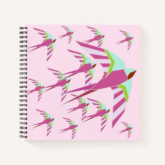 Schwalben Notizblock (Vorderseite)