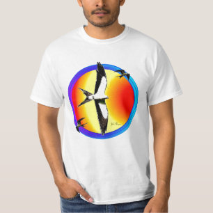 Schwalben-Schwanz-Drachen-T-Shirt T-Shirt