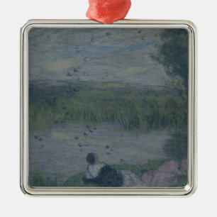 Schwalben Silbernes Ornament