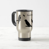 Schwalben-Tasse Reisebecher (Vorderseite Links)