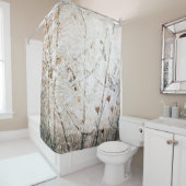 Schwalben und Ripples Semi Abstrakt Nature Earthy Duschvorhang (Beispiel)