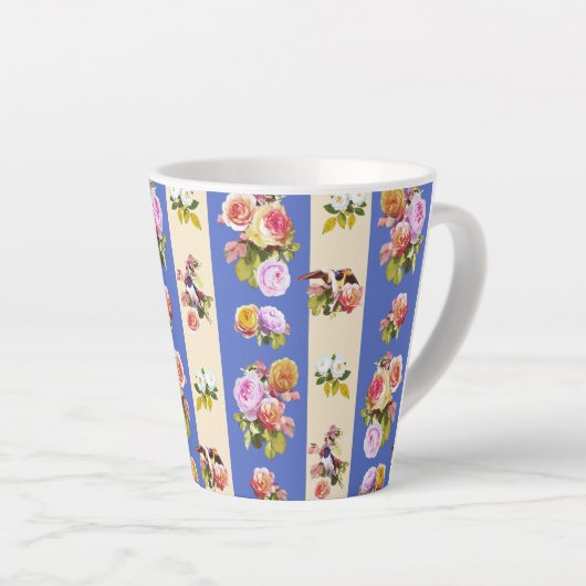 Schwalben und Rose Milchtasse (Rechte Ecke)