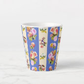 Schwalben und Rose Milchtasse (Vorderseite)
