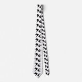 Schwalben Vögel Silhouetten Thunder_Cove Krawatte (Vorderseite)