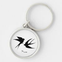 Schwalben Vögel Silhouetten Thunder_Cove
