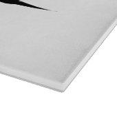 Schwalben Vögel Silhouetten Thunder_Cove Schneidebrett (Ecke)