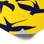 Schwalbenposter Poster (Ecke)