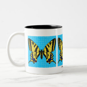 Schwalbenschwanz (325ml) - Kombitasse Zweifarbige Tasse