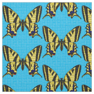 Schwalbenschwanz - Baumwoll-Twill-Stoff Stoff