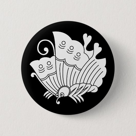 Schwalbenschwanz Button (Vorderseite)