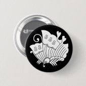 Schwalbenschwanz Button (Vorne & Hinten)