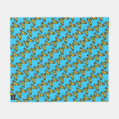 Schwalbenschwanz - Fleece-Decke Fleecedecke (Vorderseite (Horizontal))