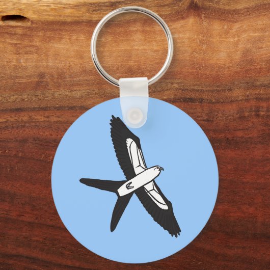 Schwalbenschwanz Kite Cartoon Schlüsselanhänger (Vorderseite)