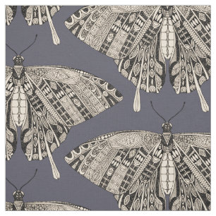 Schwalbenschwanz Schmetterling Dämmerung schwarz Stoff