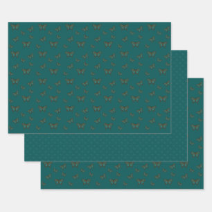 Schwalbenschwanz-Wrap-Papier-Set einheimisch Geschenkpapier Set