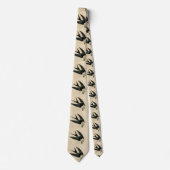 Schwalbenschwanzfalken - Audubons Vögel in Amerika Krawatte (Vorderseite)