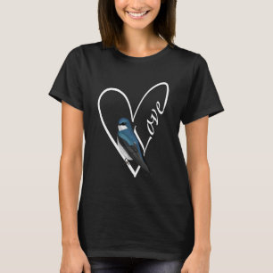 Schwalbenstar Vogel Vogel Vogelbeobachter Tier Bio T-Shirt