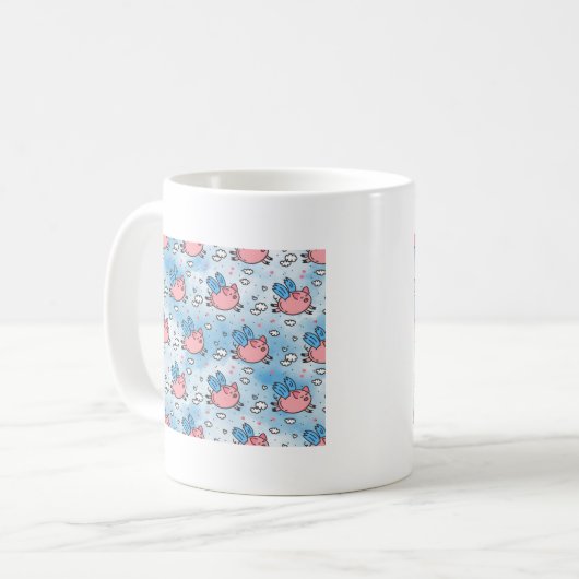 Schwallschweine Kaffeetasse (Vorderseite Links)