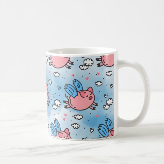Schwallschweine Kaffeetasse (Rechts)