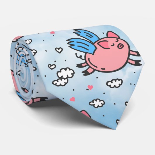 Schwallschweine Krawatte (Gerollt)