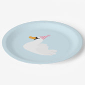 Schwamm Floss-Teller Pappteller (Schrägansicht)