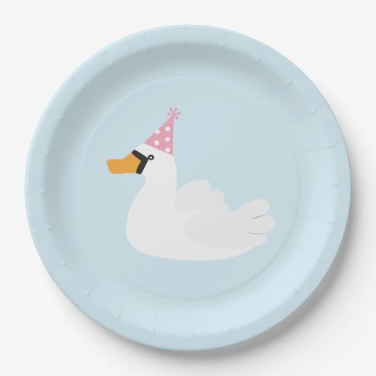 Schwamm Floss-Teller Pappteller (Vorderseite)