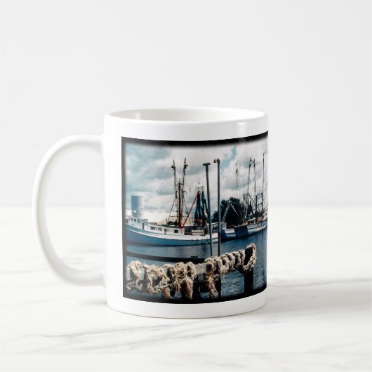 Schwammdocks Tarpon Springs Florida Kaffeetasse (Links)