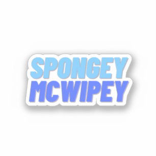 Schwammig McWipey Aufkleber