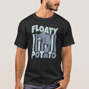 Schwammige Kartoffel Tierpfleger Seekuh Meerestier T-Shirt