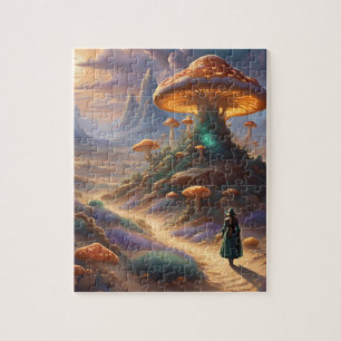 Schwammiger Pilzplanet Puzzle