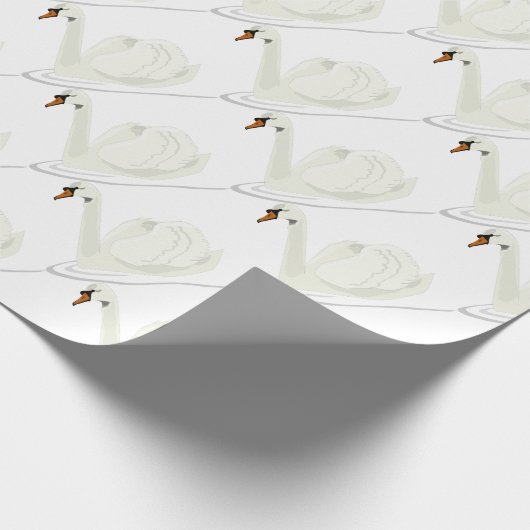 Schwan #2 geschenkpapier (Ecke)