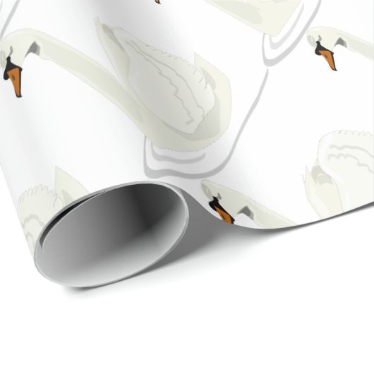 Schwan #2 geschenkpapier (Rolleneckpunkt)