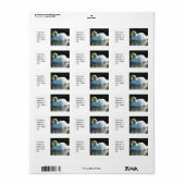 Schwan Adressaufkleber (Vorne)